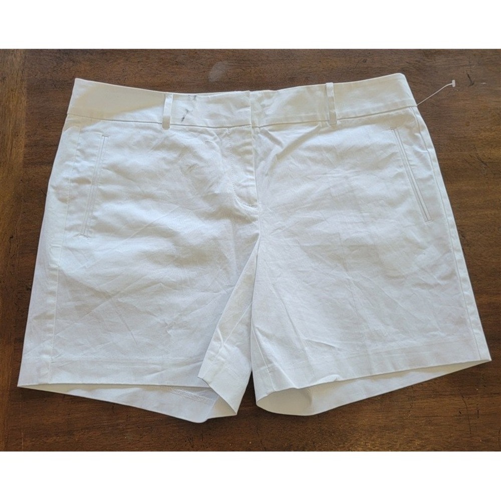 NWOTD Ann Taylor 14 The Devin City Shorts White 123725
